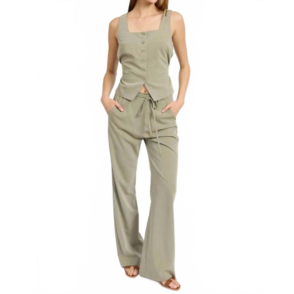 NEW EN SAISON roan trouser in lichen - Picture 3 of 3